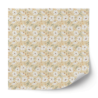 Möbelfolie Blumen - Frühlingsblumen (creme)