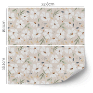 IKEA KALLAX furniture wrap - Spring flowers (champagne)