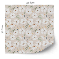 IKEA KALLAX furniture wrap - Spring flowers (champagne)