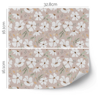 IKEA KALLAX furniture wrap - Spring flowers (vintage rose)