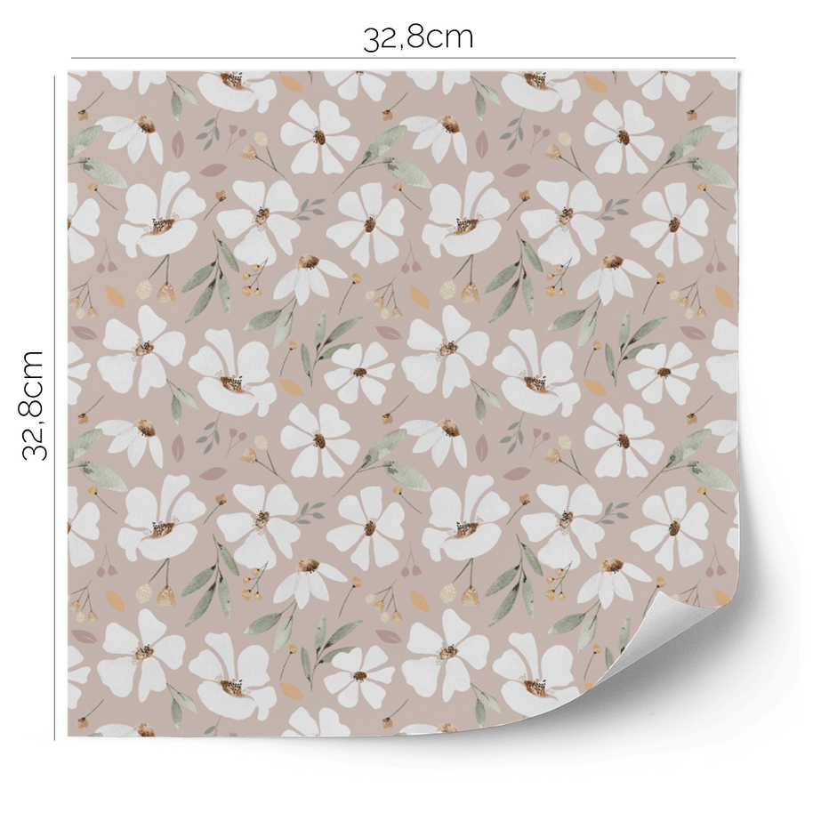 IKEA KALLAX furniture wrap - Spring flowers (vintage rose)