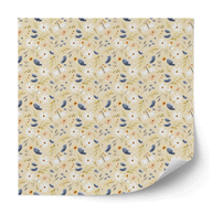 Möbelfolie - Wiesenblumen (creme)