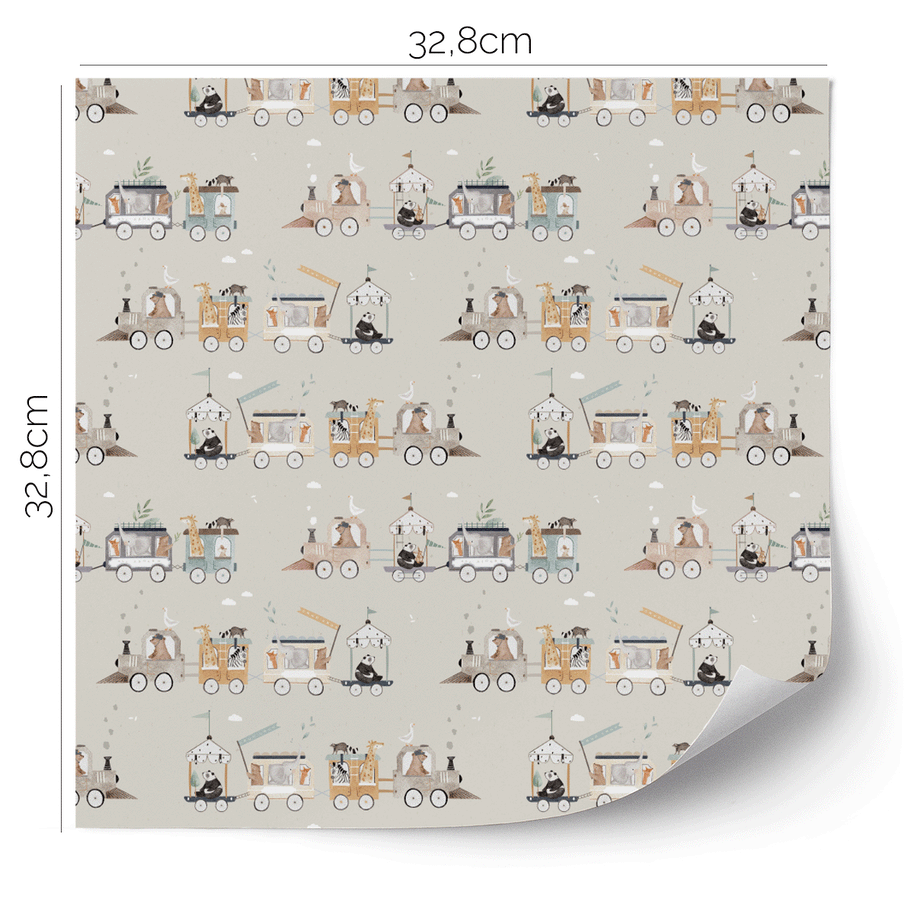 IKEA KALLAX furniture wrap - Cute animal train