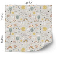 IKEA KALLAX furniture wrap - Happy Sunshine (ecru)