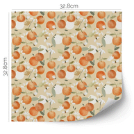 IKEA KALLAX furniture wrap - Oranges with bees (ivory)