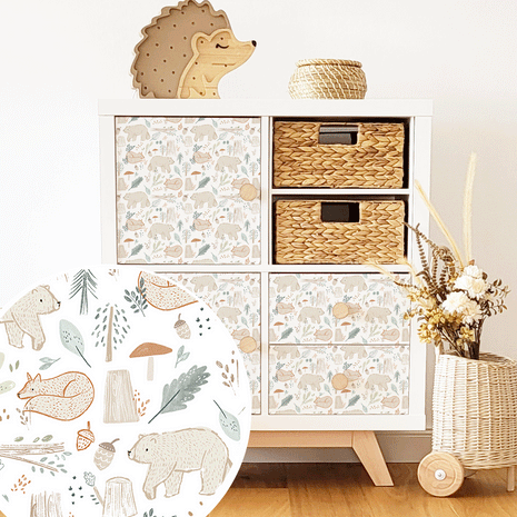 IKEA KALLAX furniture wrap - Woodland wonderland