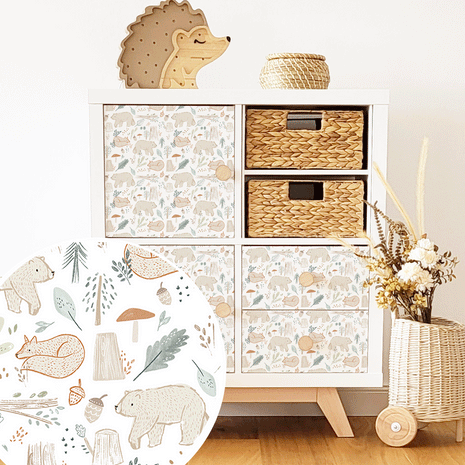IKEA KALLAX furniture wrap - Woodland wonderland