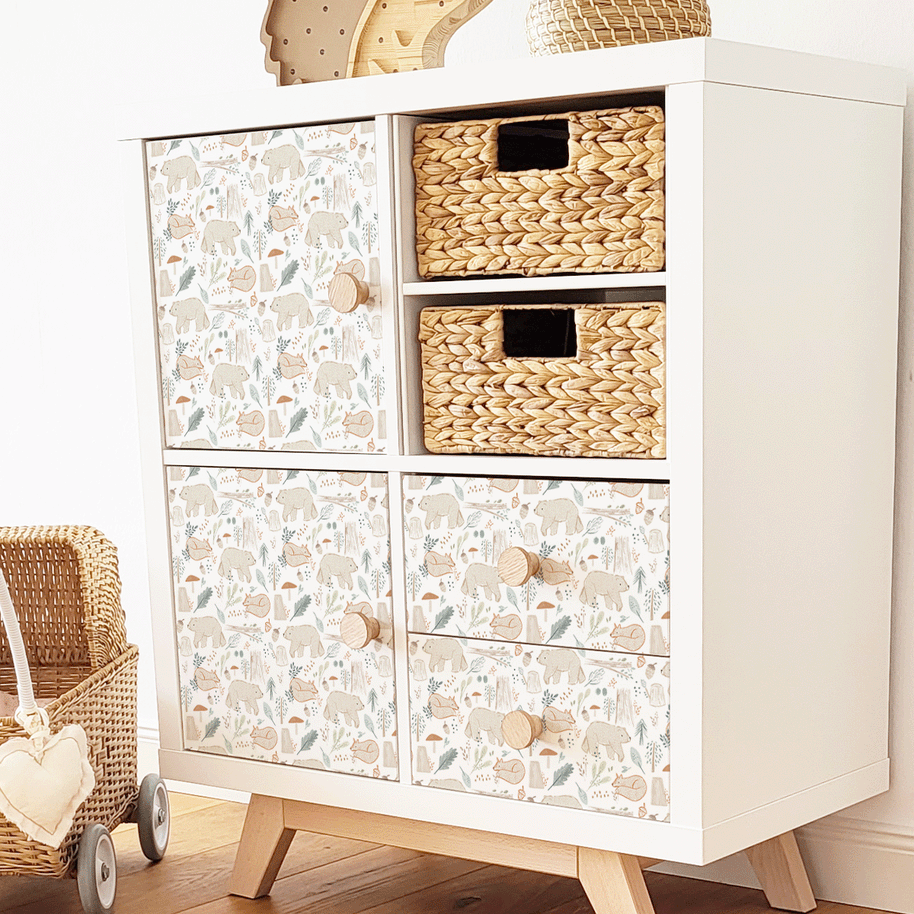 IKEA KALLAX furniture wrap - Woodland wonderland