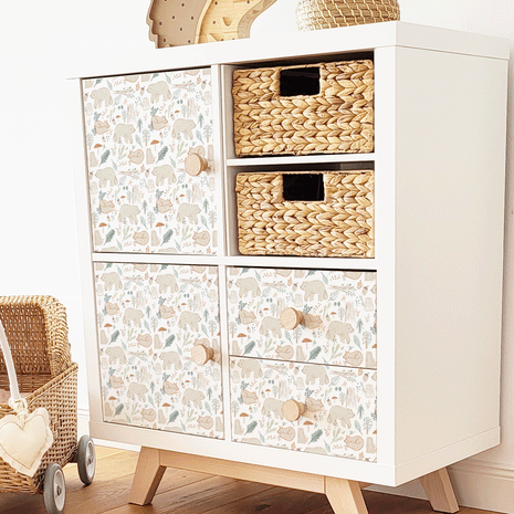 Möbelfolie für IKEA KALLAX - Waldzauber