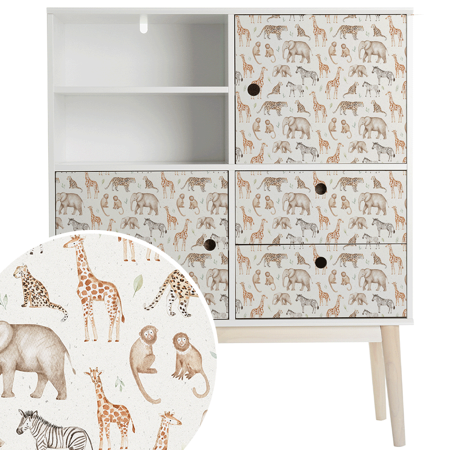Furniture wrap - Jungle Safari