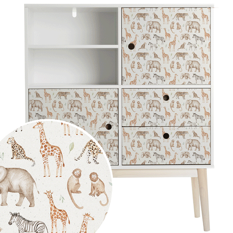 Furniture wrap - Jungle Safari