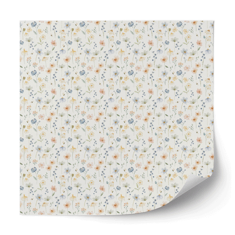 Furniture wrap - Wild Flowers (ecru)