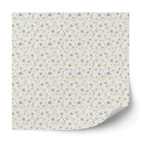 Furniture wrap - Wild Flowers (ecru)