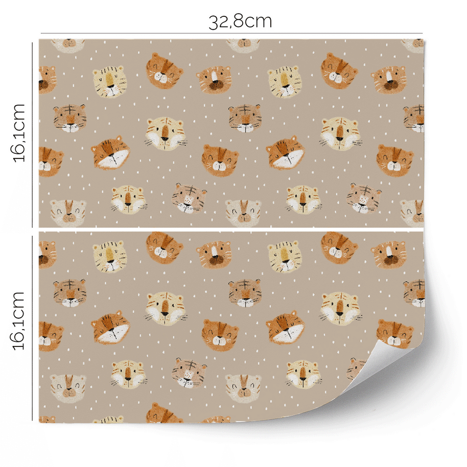 IKEA KALLAX furniture wrap - Tiger Cub Toffee