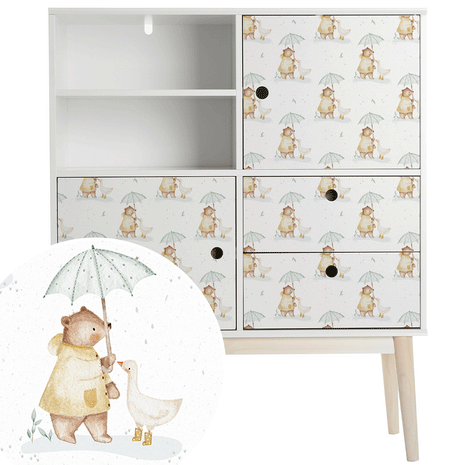 Furniture wrap - Umbrella Buddies (white)