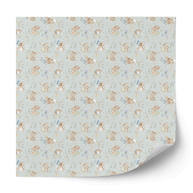 Furniture wrap - Bunny Blossoms (sage)