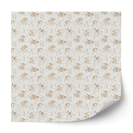Furniture wrap - Bunny Blossoms (white)