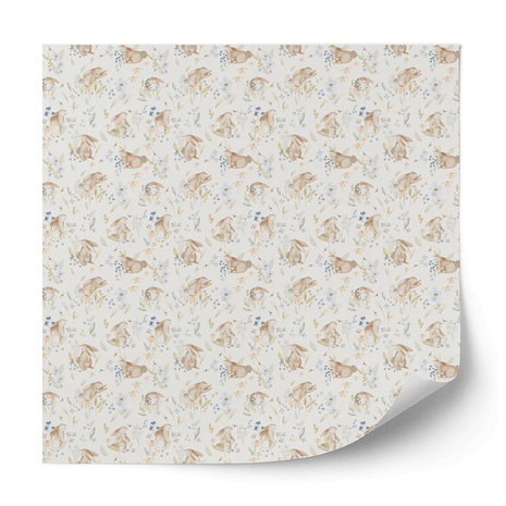 Furniture wrap - Bunny Blossoms (white)