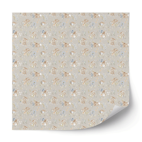 Furniture wrap - Bunny Blossoms (beige)