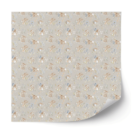 Furniture wrap - Bunny Blossoms (beige)