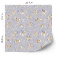 IKEA KALLAX furniture wrap - Bunny Blossoms lavender