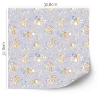 IKEA KALLAX furniture wrap - Bunny Blossoms lavender