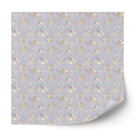 Furniture wrap - Bunny Blossoms (lavender)