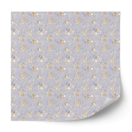Furniture wrap - Bunny Blossoms (lavender)