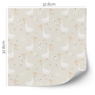 Möbelfolie für IKEA KALLAX - Gänse Garten