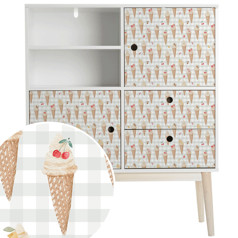 Furniture wrap - Fruit Ice Cream