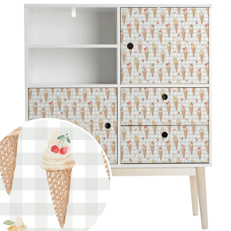 Furniture wrap - Fruit Ice Cream