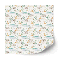 Furniture wrap - Rainforest Magic (white)