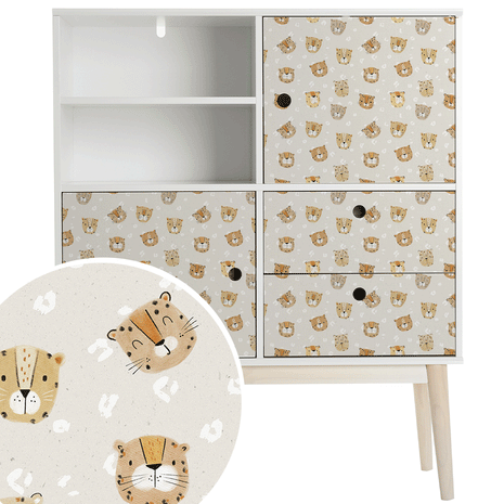 Möbelfolie - Kleine Leoparden