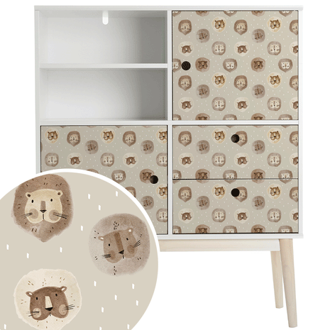 Furniture wrap - Little Lions