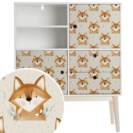 Furniture wrap - Little Fox