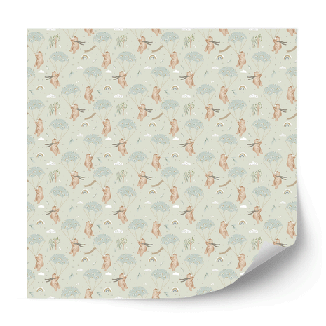 Furniture wrap - Windy Weather (sage)
