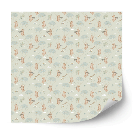Furniture wrap - Windy Weather (sage)
