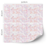 IKEA KALLAX furniture wrap - Mermaid (pink)