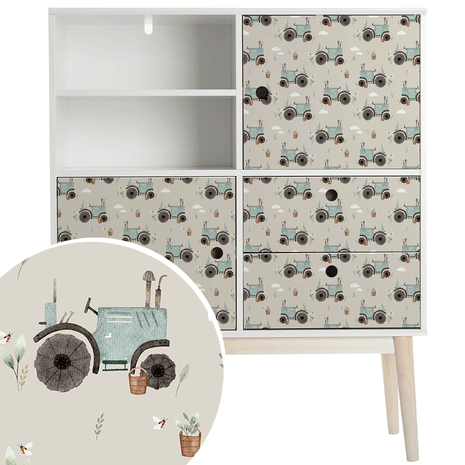 Furniture wrap - Tractor Time