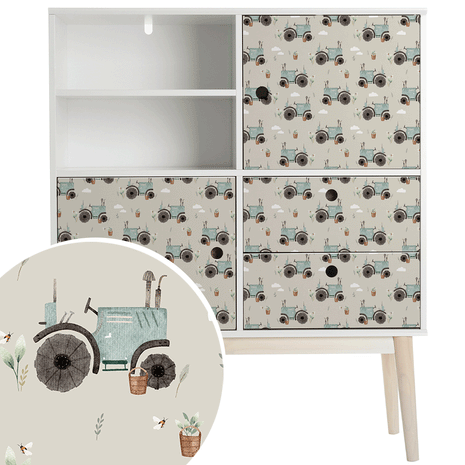 Furniture wrap - Tractor Time