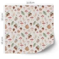 Möbelfolie für IKEA KALLAX - Herbstwald