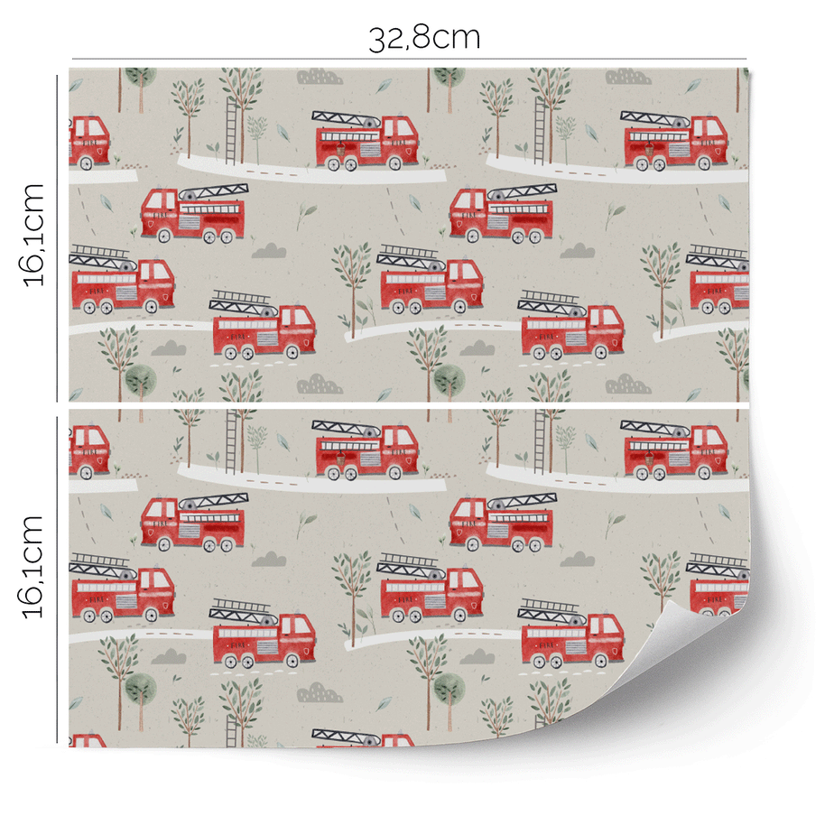 IKEA KALLAX furniture wrap - Firetruck Fun