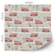 IKEA KALLAX furniture wrap - Firetruck Fun
