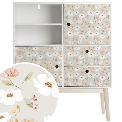 Furniture wrap - Classic Florals
