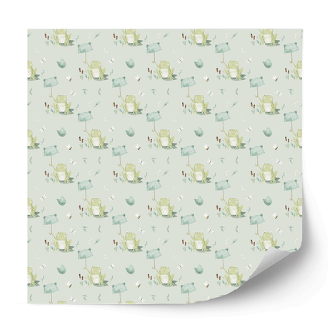 Furniture wrap - Froggy Weather (sage)