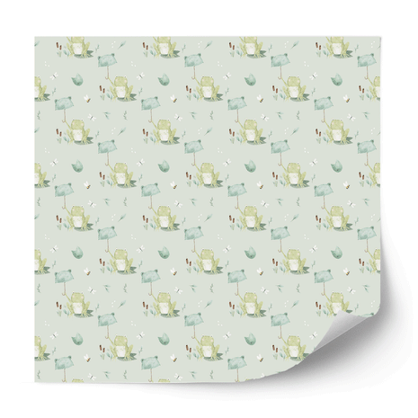 Furniture wrap - Froggy Weather (sage)