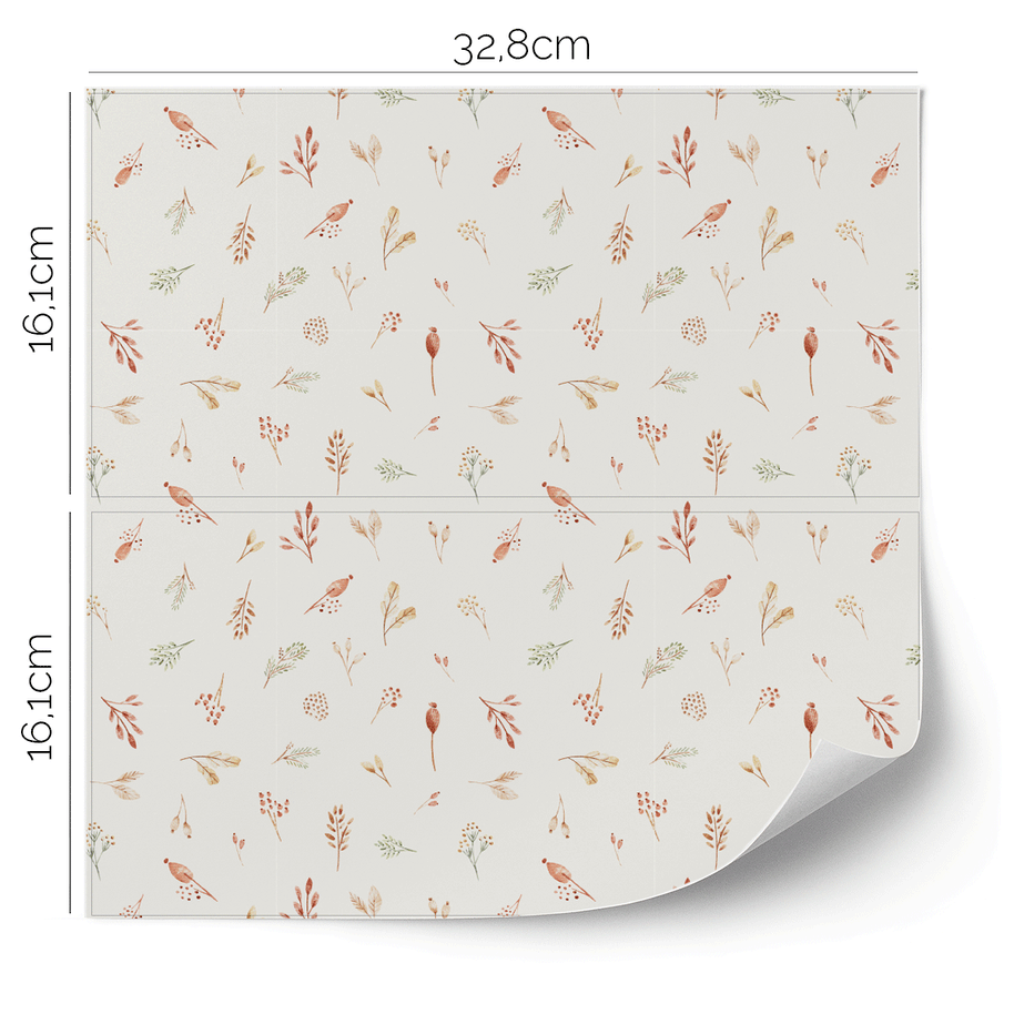 IKEA KALLAX furniture wrap - Woodland leaves