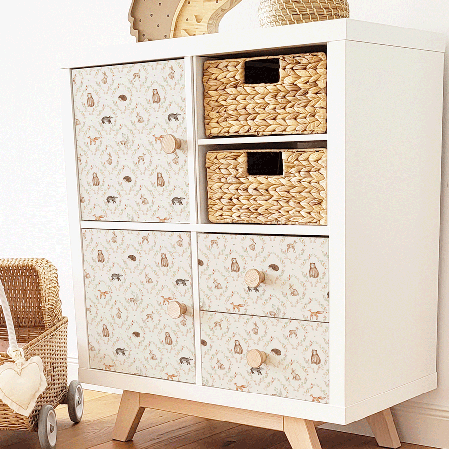 Möbelfolie für IKEA KALLAX - Klassische Waldwelt