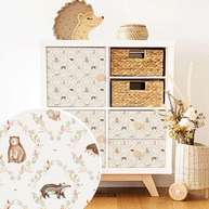 Möbelfolie für IKEA KALLAX - Klassische Waldwelt