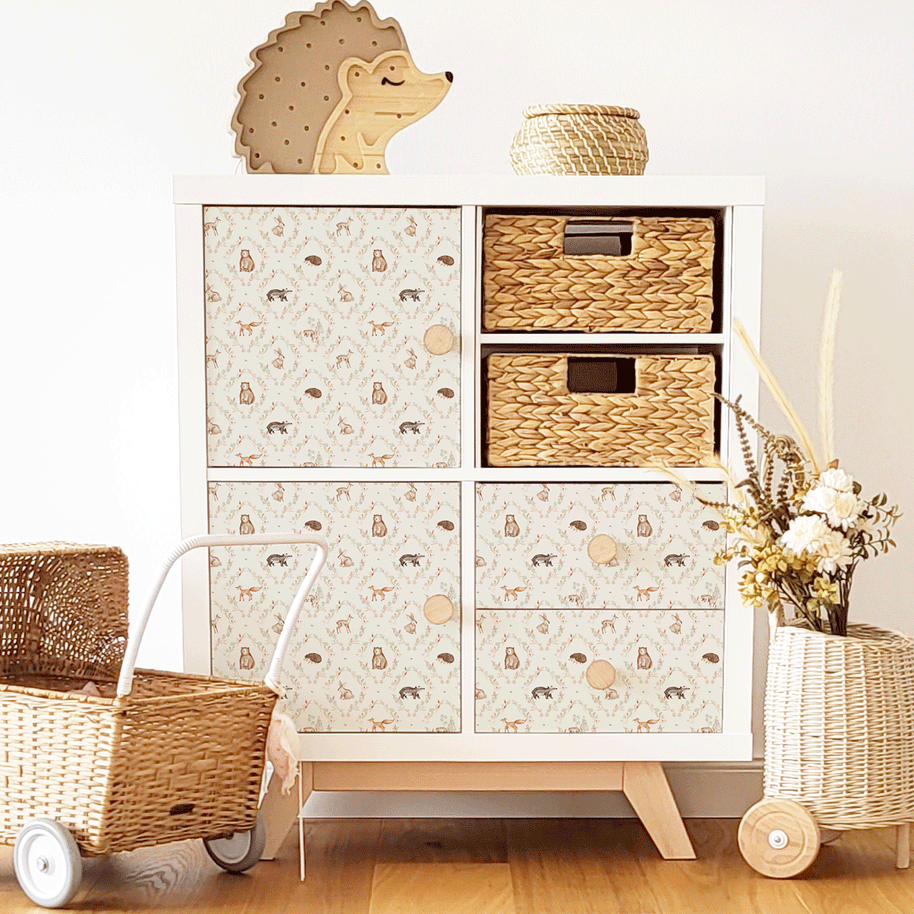 Möbelfolie für IKEA KALLAX - Klassische Waldwelt